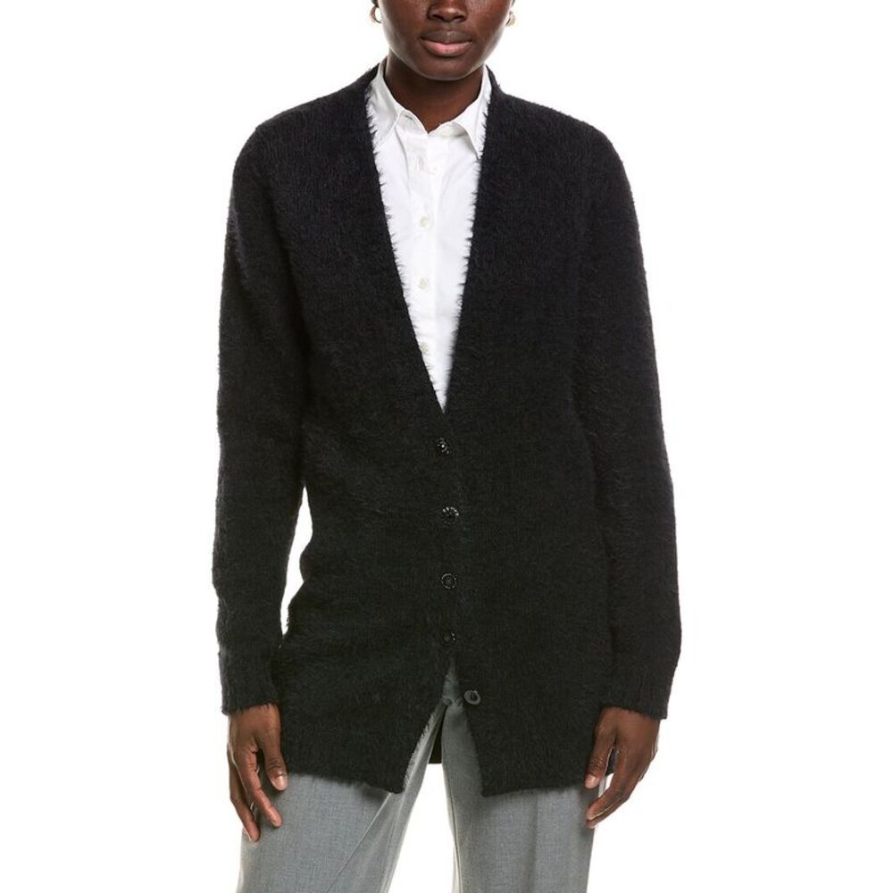 Marc Cain Womens  Wool-Blend Cardigan, Black
